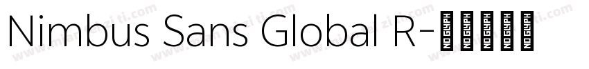 Nimbus Sans Global R字体转换